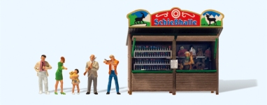 Preiser 24694 - H0 - Kirmesbude Schießhalle